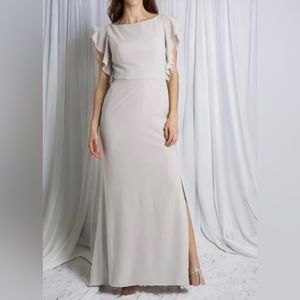 NEW Parker Rose Sliver Grey Dress Size 14